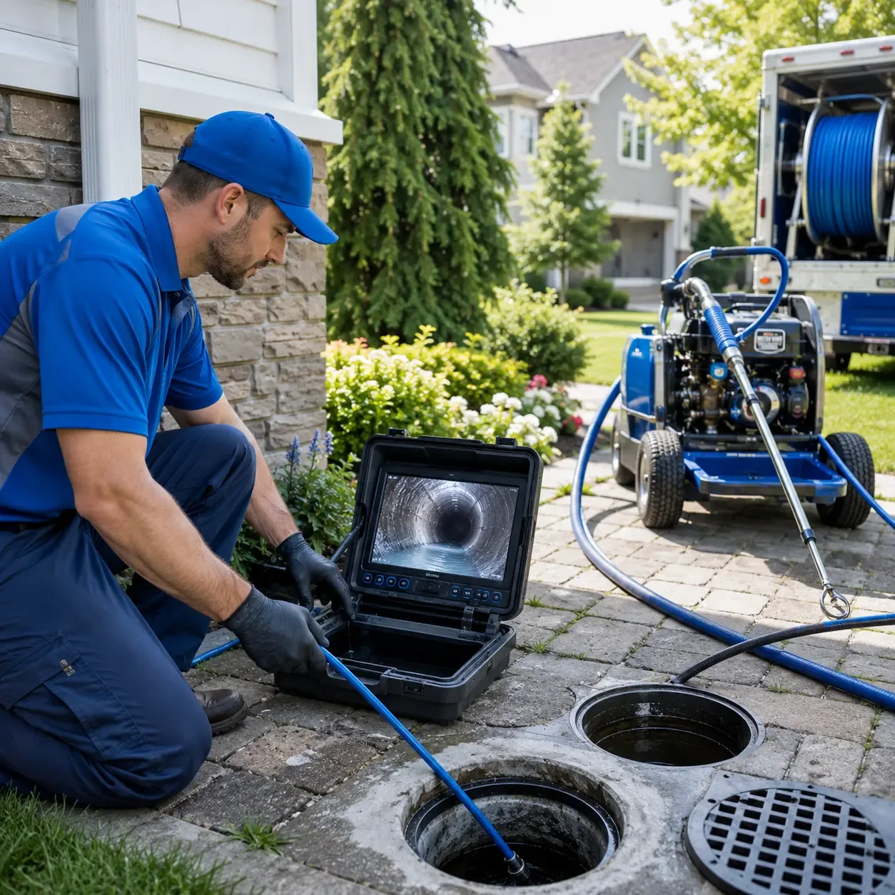 Outdoor drain cleaning professionals serving Sorrento, ME